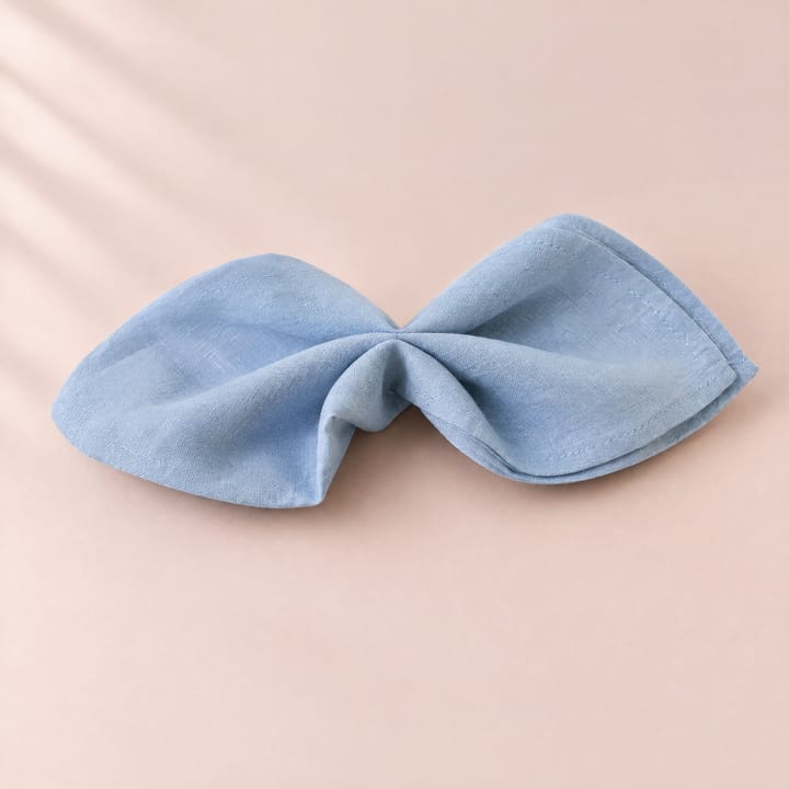 The Pure Linen Napkin Set, Sky blue