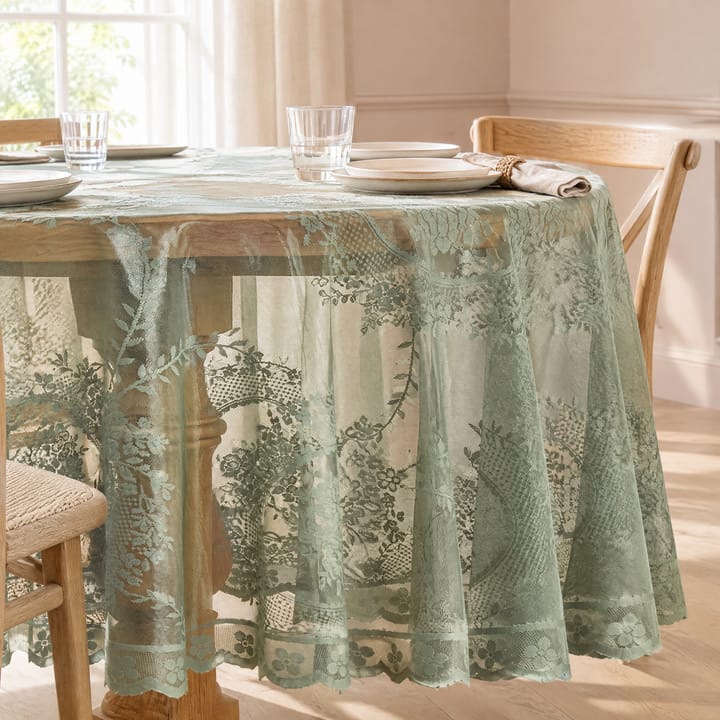 The Round Tatted Lace Tablecloth