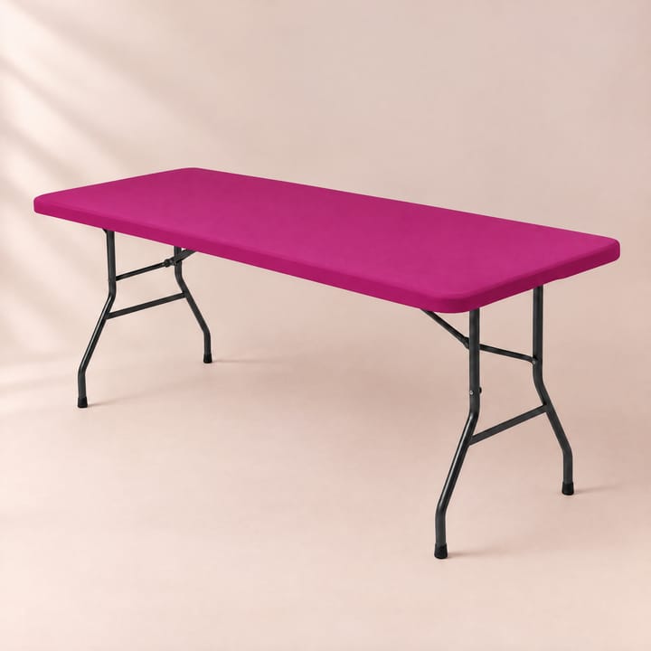 The Stretch Fitted Tablecloth, Dark pink