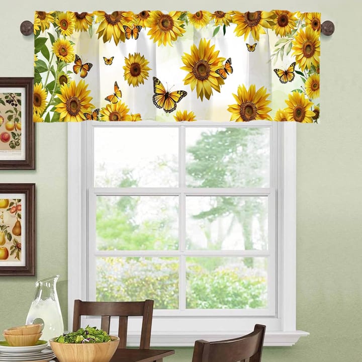 The Botanical Floral Print Valance