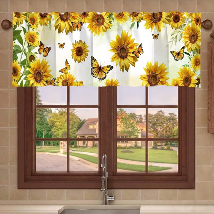 The Botanical Floral Print Valance