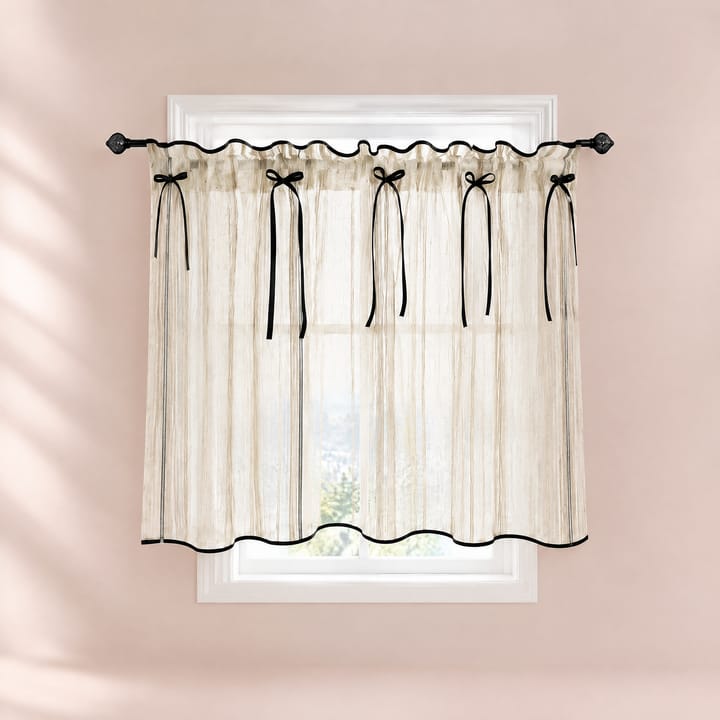 The Striped Sheer Cafe Curtain