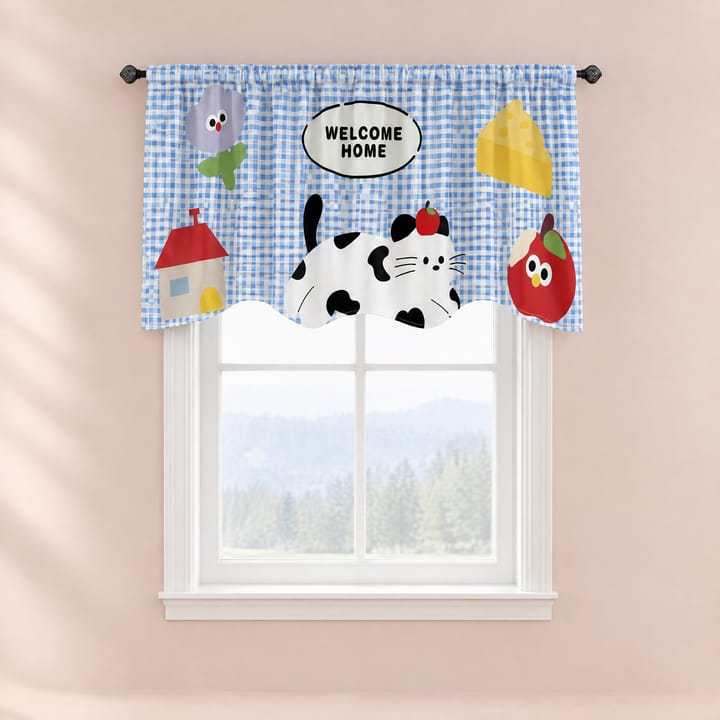 The Printed Short Cafe Curtain