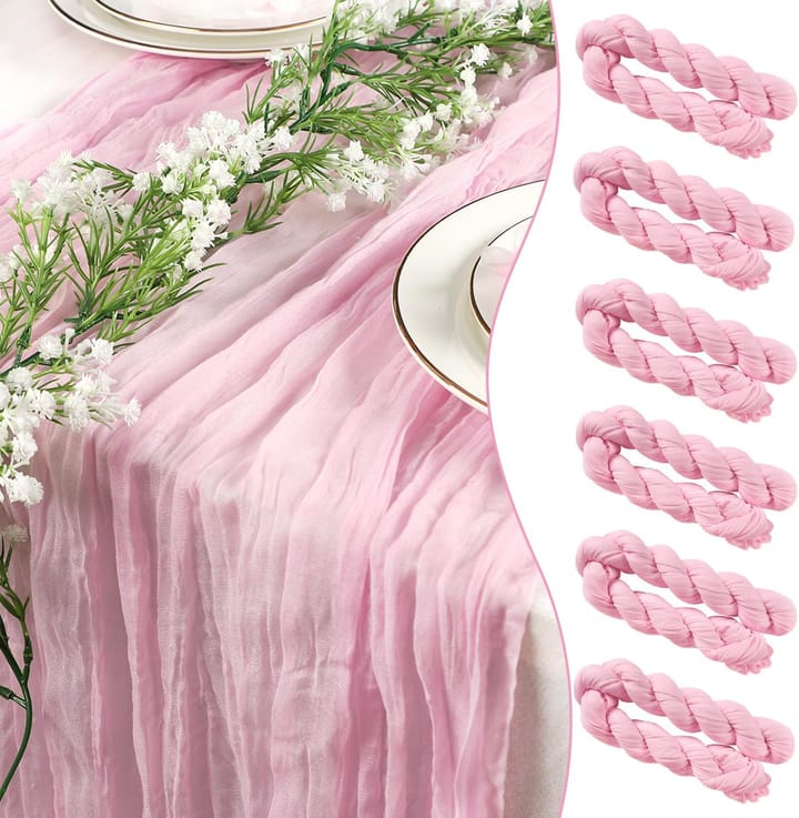 The Crinkled Gauze Table Runner
