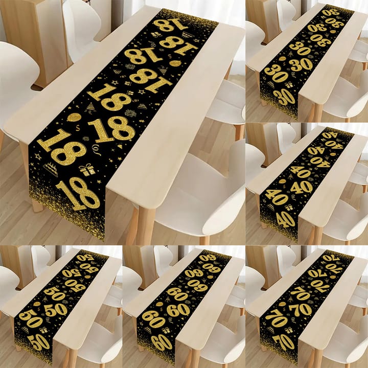 The Numbered Birthday Table Runner