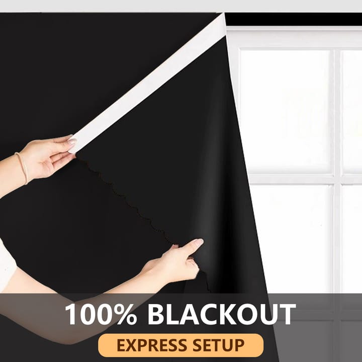 The No-Drill Blackout Curtain