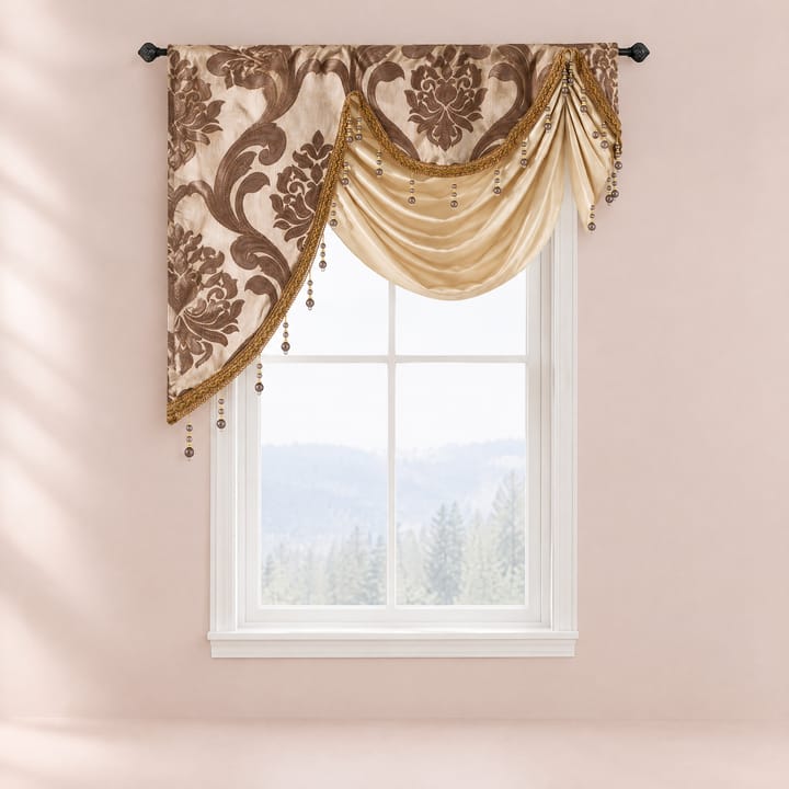 The Floral Jacquard Window Valance