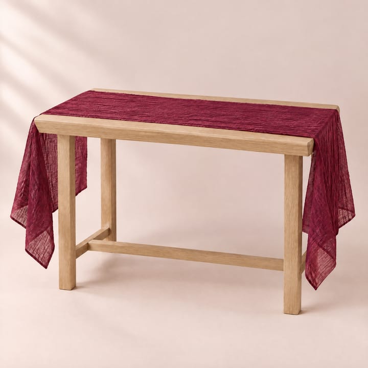 The Crinkled Cheesecloth Gauze Runner
