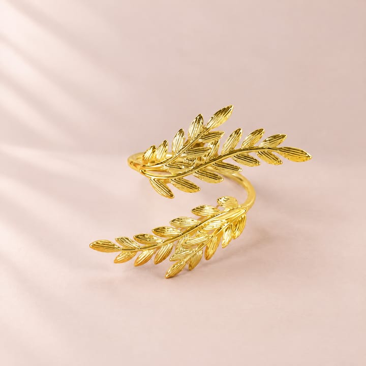 The Gold Leaf Napkin Ring, 1-pack
