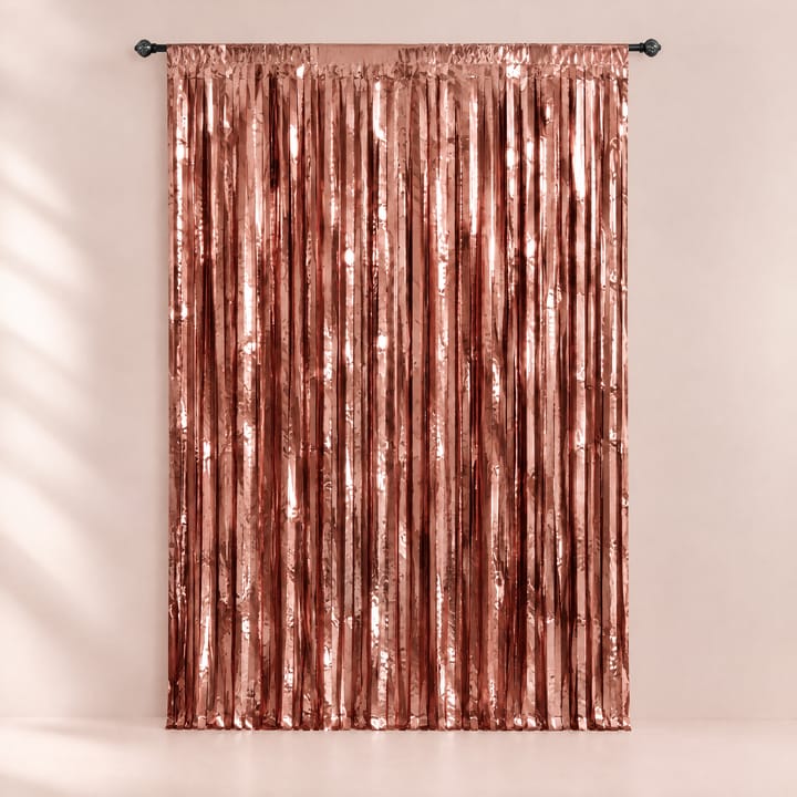 The Foil Fringe Backdrop Curtain, Rose gold