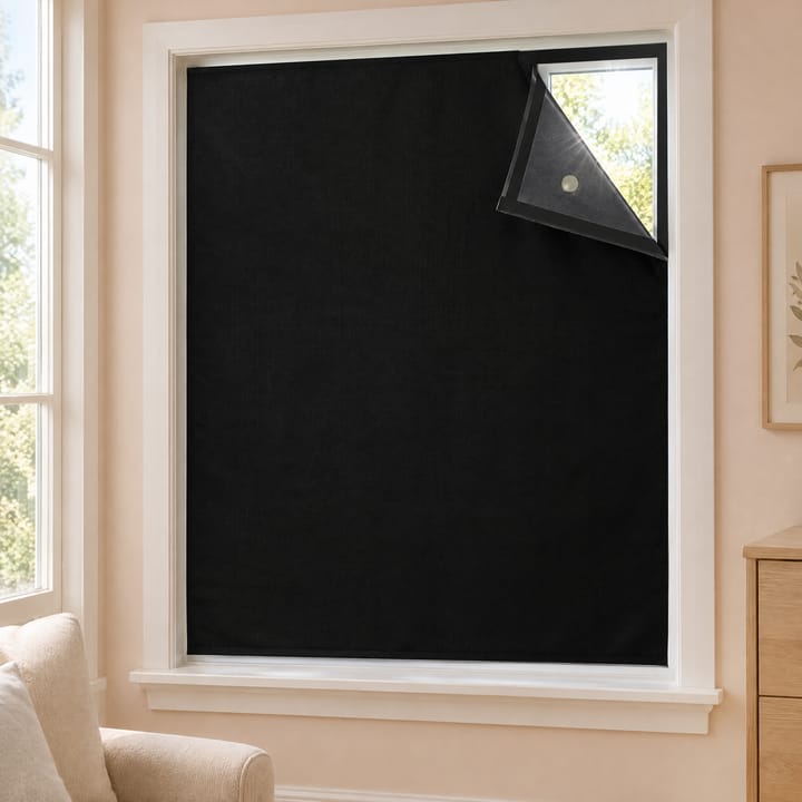 The Portable Blackout Window Shade, Black