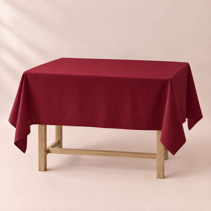 The Wine Red Christmas Tablecloth
