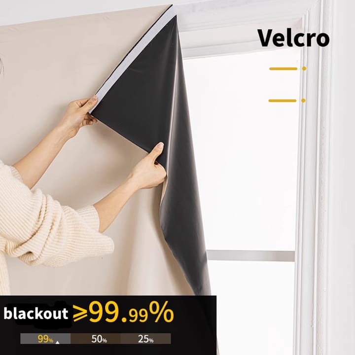 The Adhesive Blackout Curtain Panel