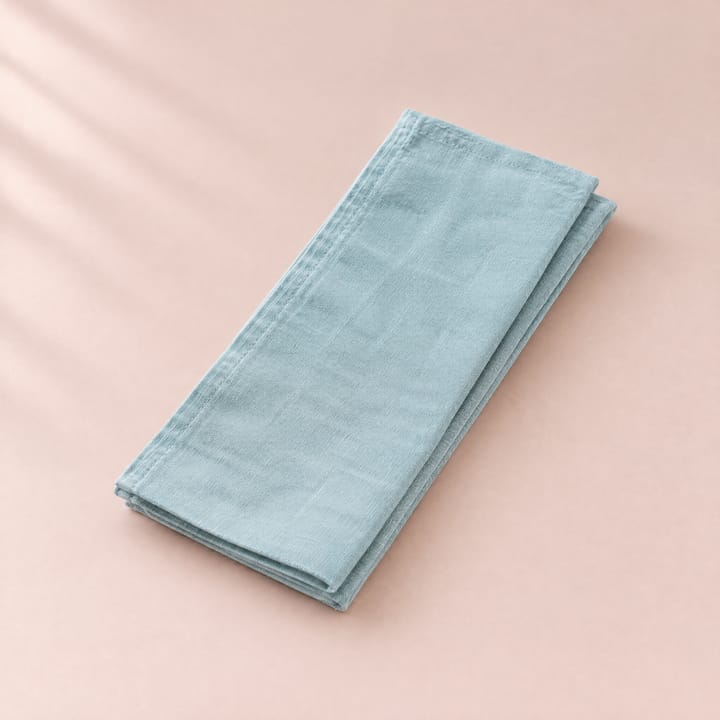 The Pure Linen Napkin Set, Tiffany blue