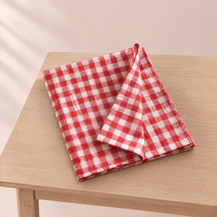 The Gingham Cotton Napkin, Red