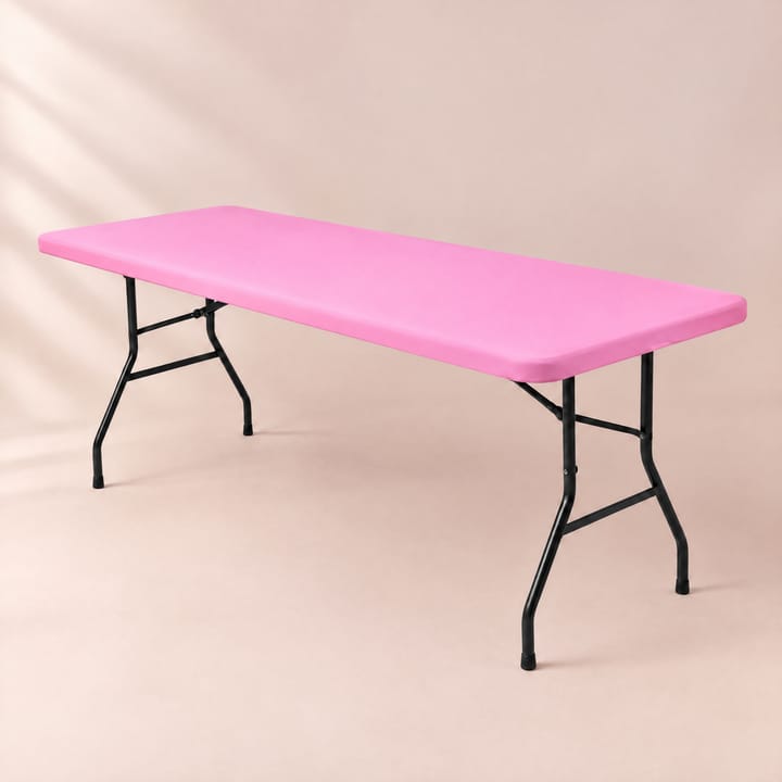 The Stretch Fitted Tablecloth, Light pink