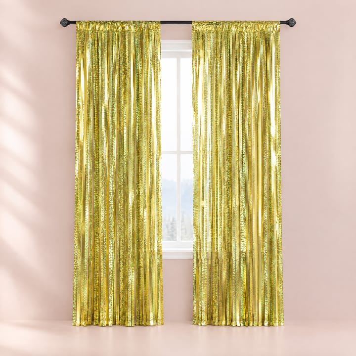 The Tinsel Foil Fringe Curtain, Laser gold