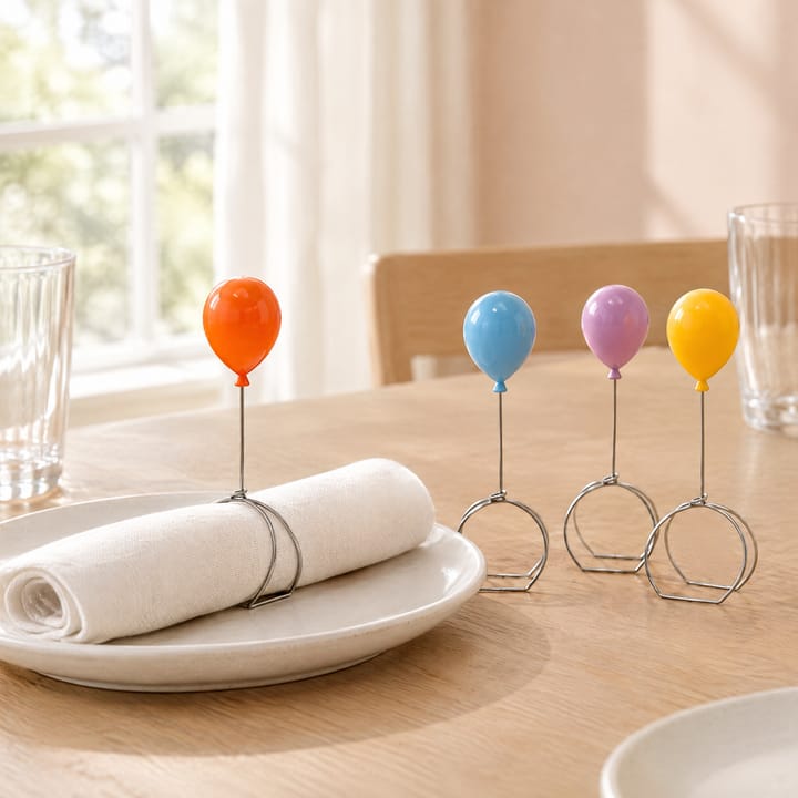 The Balloon Napkin Ring Set