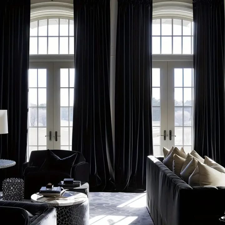 The Midnight Blackout Curtain Panel