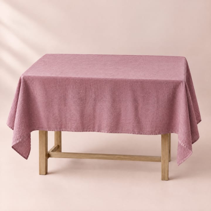 The Pure Linen Tablecloth, Grayish purple