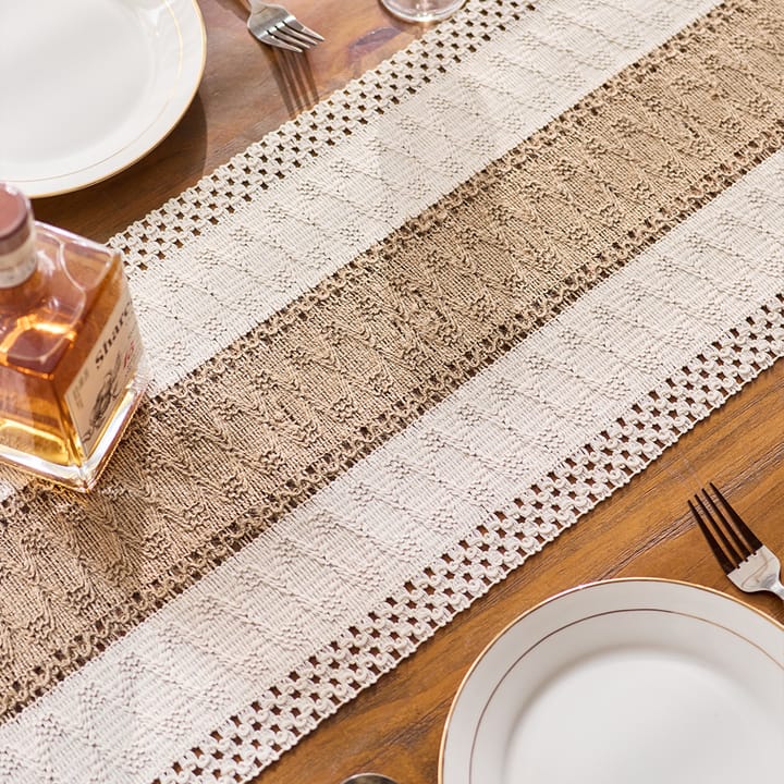 The Boho Macrame Table Runner