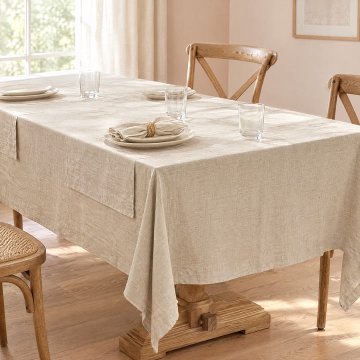 The Pure Linen Tablecloth