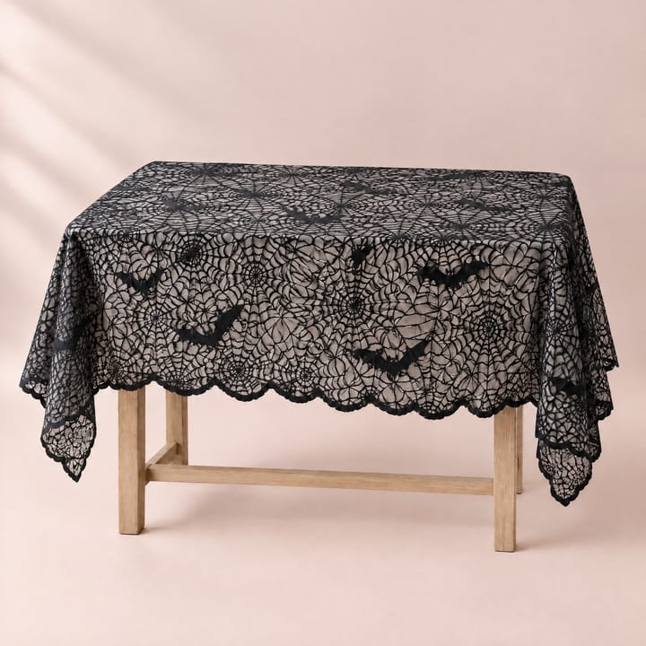 The Halloween Lace Tablecloth