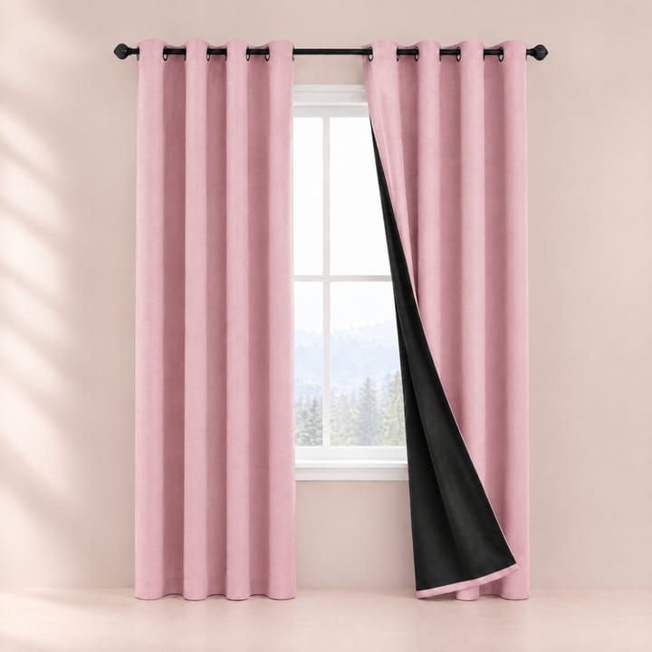 The Quiet Night Blackout Panel, Pink