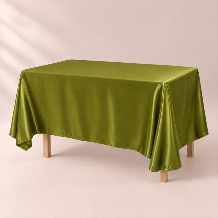 The Smooth Satin Rectangle Table Cover