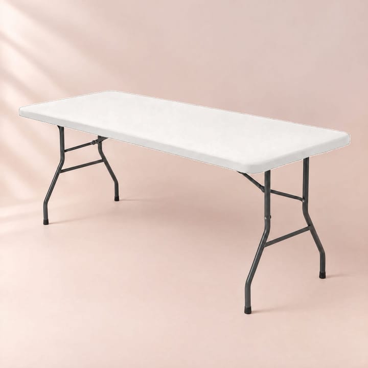 The Stretch Fitted Tablecloth, White