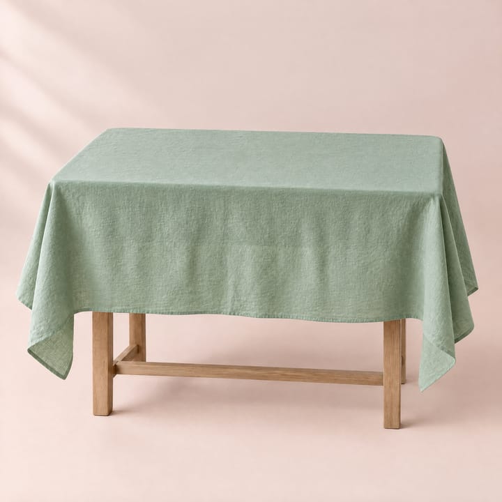The Pure Linen Tablecloth, Green
