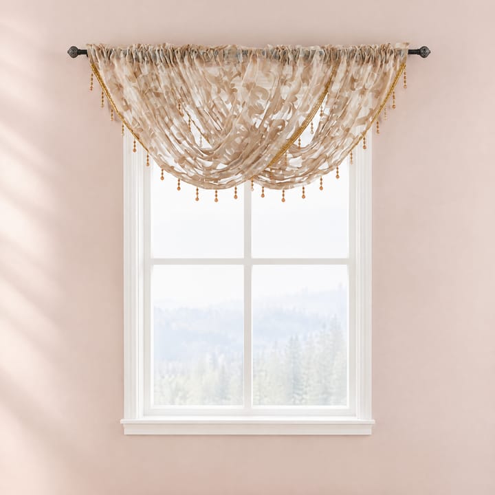 The Beaded Waterfall Jacquard Valance