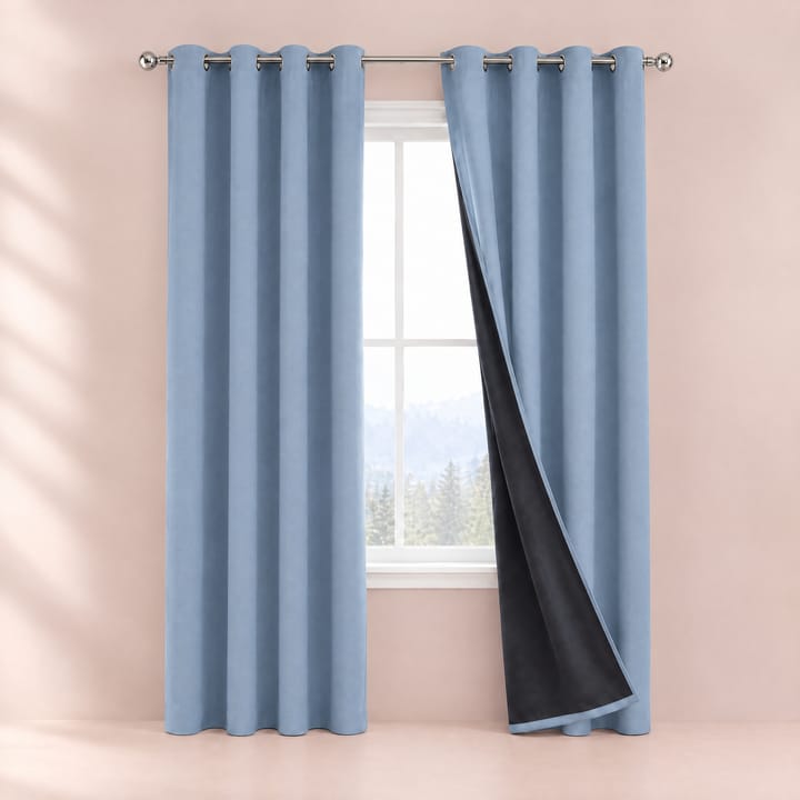 The Quiet Night Blackout Panel, Blue