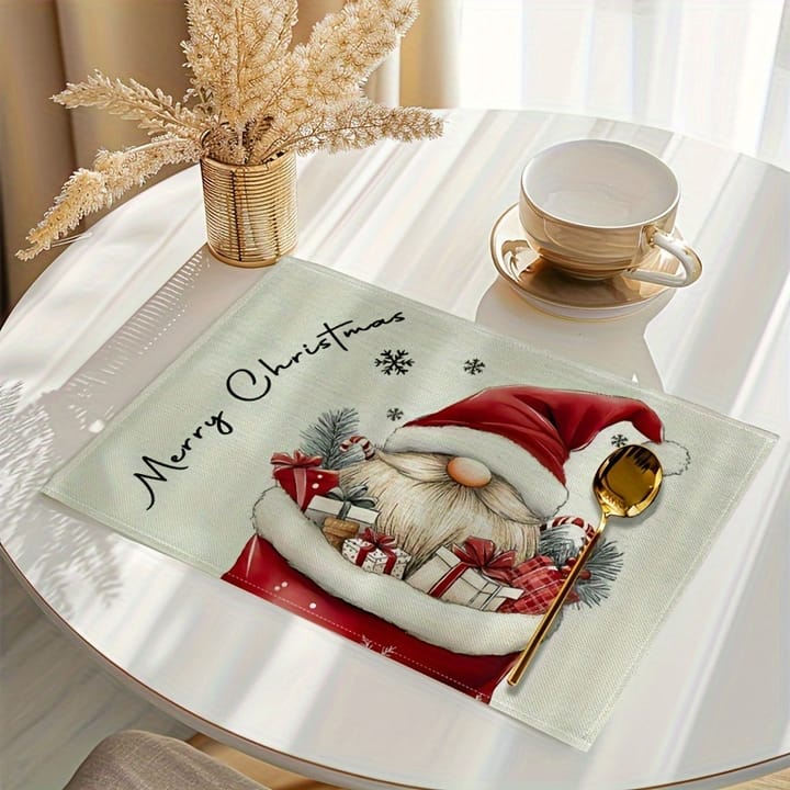 The Santa Gnome Christmas Placemat