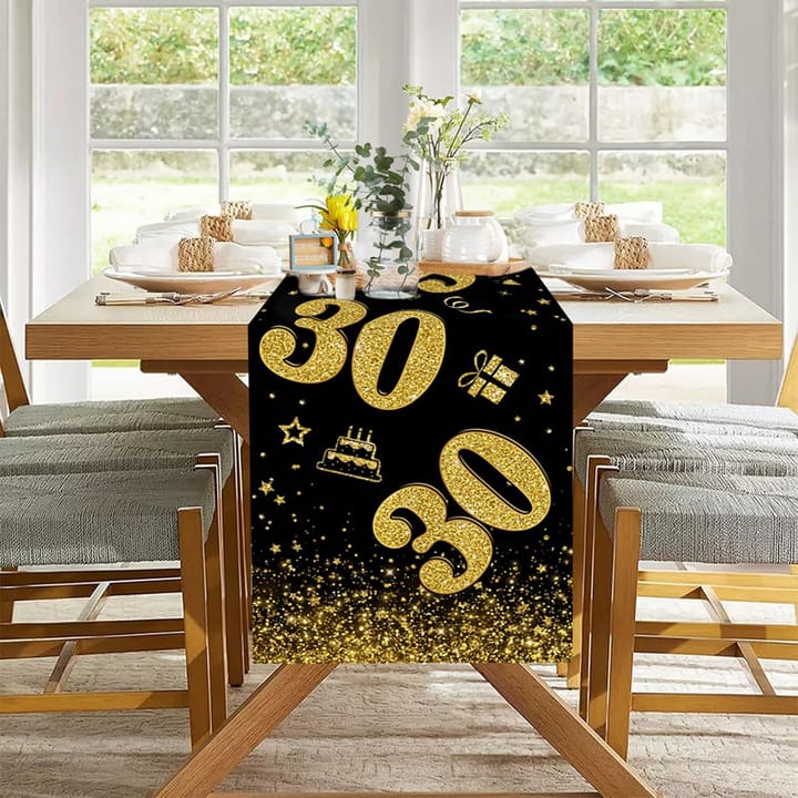 The Numbered Birthday Table Runner