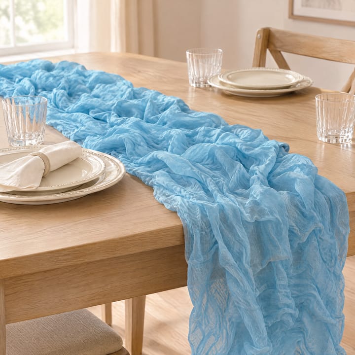 The Wrinkle Gauze Table Runner