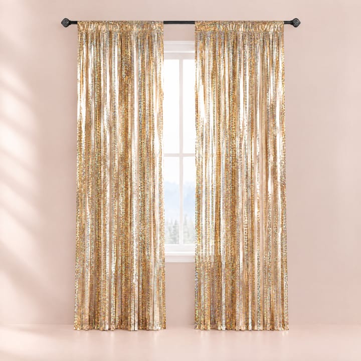 The Tinsel Foil Fringe Curtain, Laser champagne