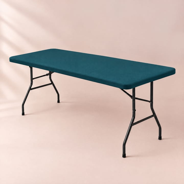 The Stretch Fitted Tablecloth, Dark cyan