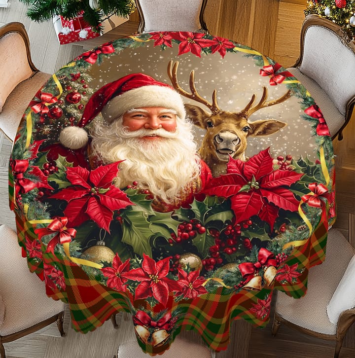 The Christmas Plaid Tablecloth