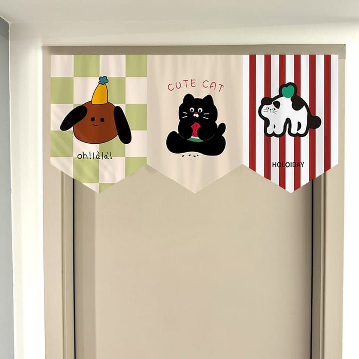 The Printed Short Cafe Curtain