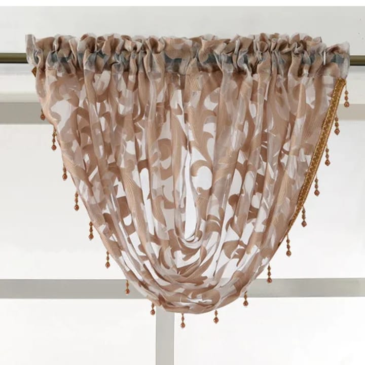 The Beaded Waterfall Jacquard Valance