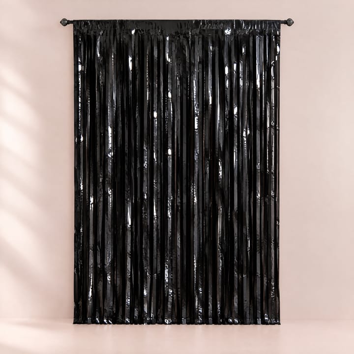 The Foil Fringe Backdrop Curtain, Black