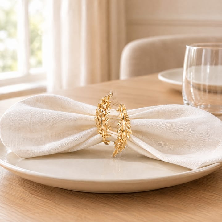The Gold Leaf Napkin Ring