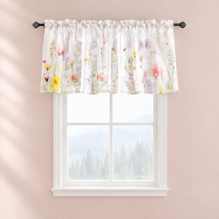 The Botanical Floral Print Valance