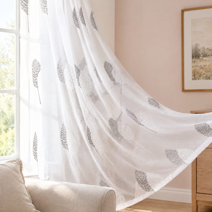 The Embroidered Tree Sheer Curtain