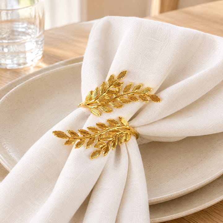 The Gold Leaf Napkin Ring