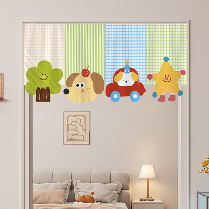 The Printed Short Cafe Curtain