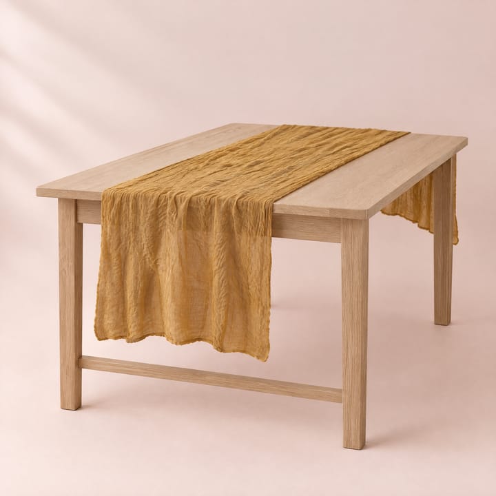 The Wrinkle Gauze Table Runner