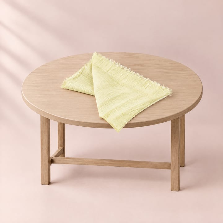 The Crinkled Gauze Napkin, Light yellow