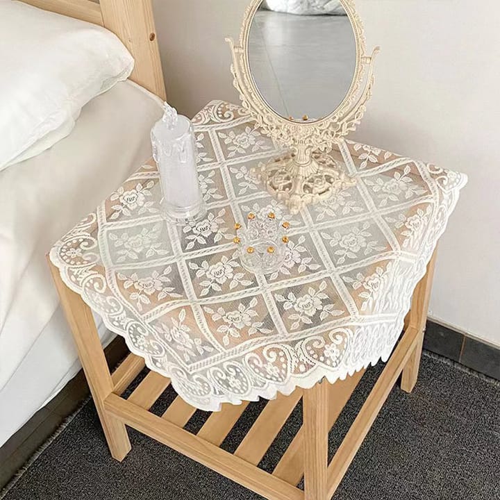 The Embroidered Lace Tablecloth
